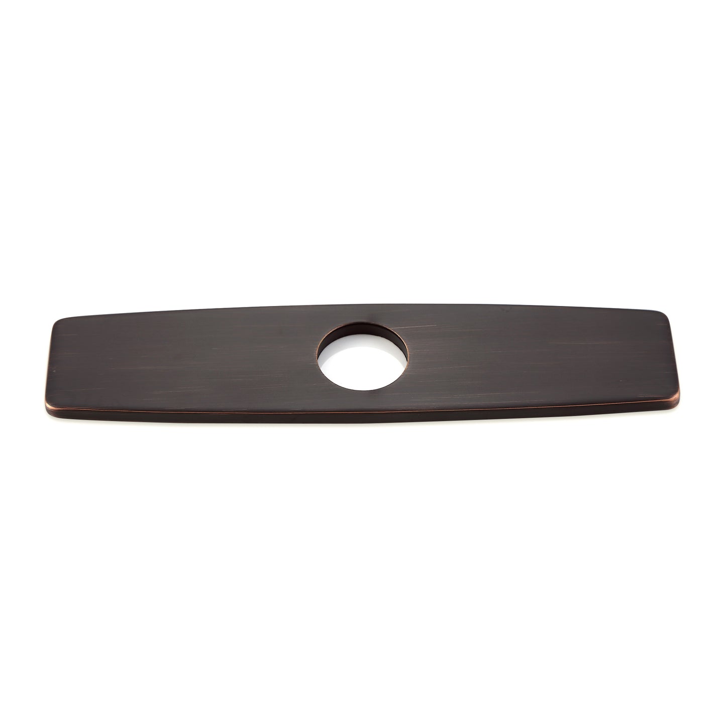 DKPL-10O 10 in. x 2.4 in. x 0.25 in. Brass Kitchen Sink Faucet Hole Cover Deck Plate Escutcheon in Oil Rubbed Bronze