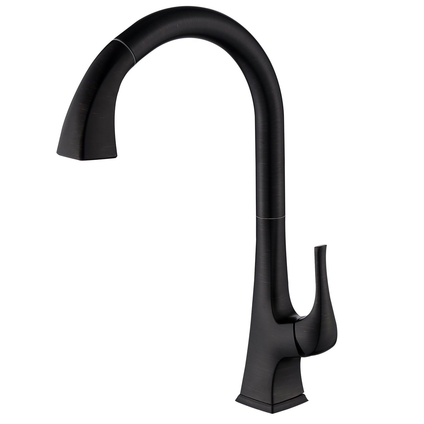 KTS20-TO Single-Handle Pull-Down Sprayer Kitchen Faucet with 2-Function Spray Head 359 in Oil Rubbed Bronze