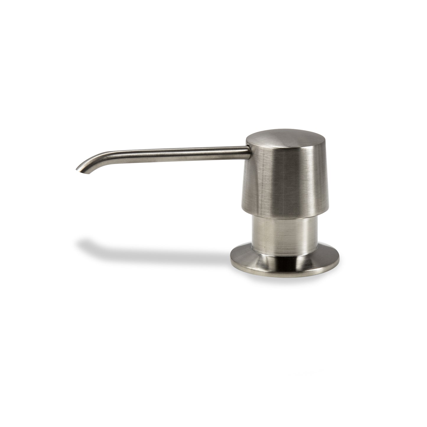 SC04-TB Countertop Deck-Mount Metal Soap and Lotion Dispenser in Brushed Nickel