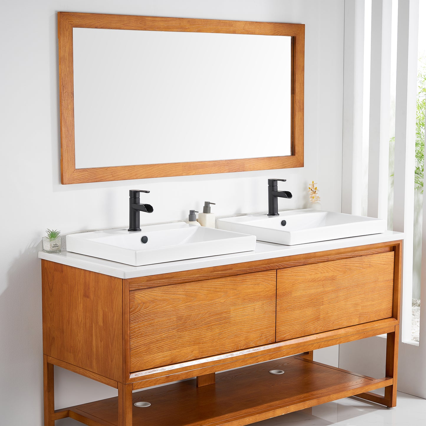 CS-029 Rectangular 24-1/2 in. Drop-In Ceramic Bathroom Sink in White