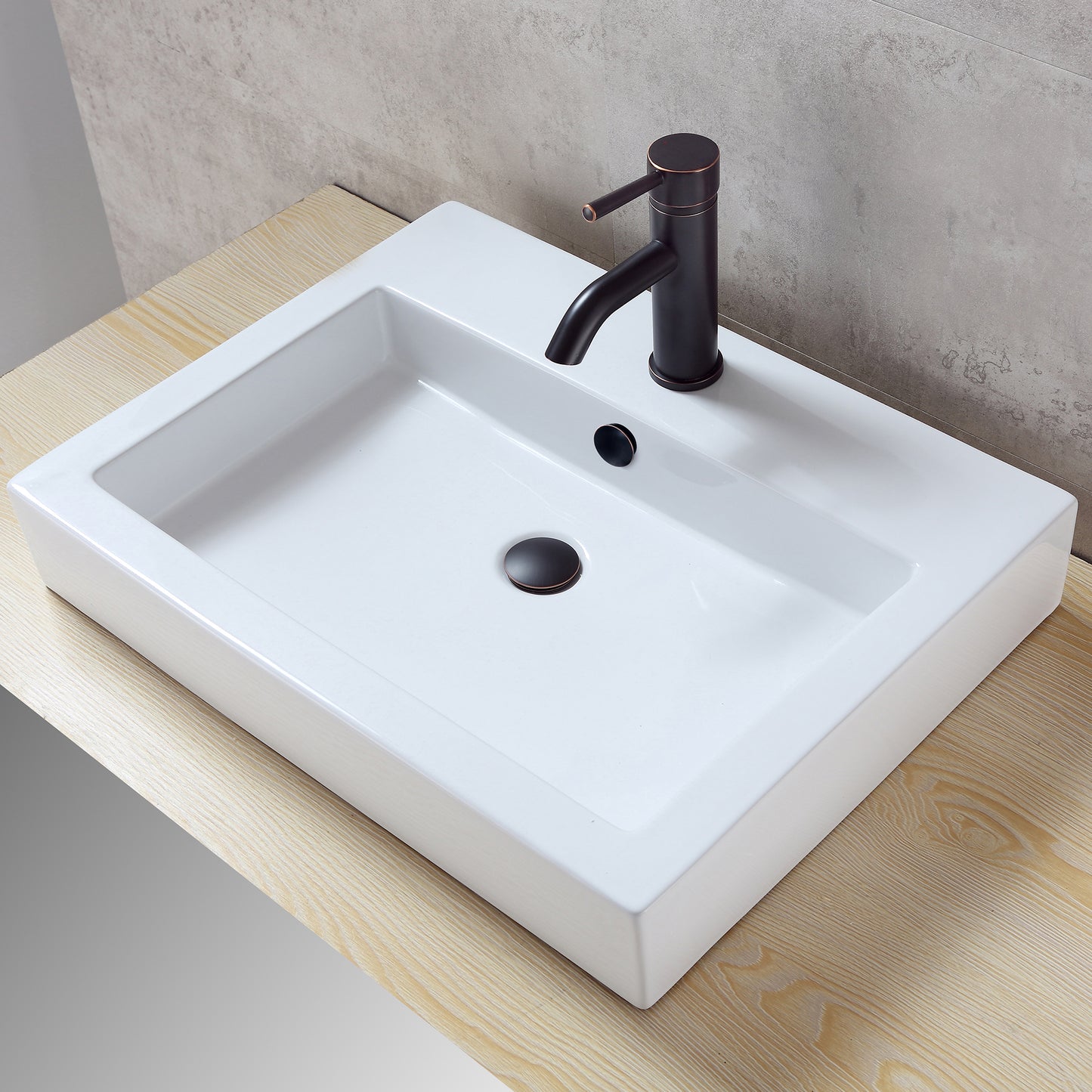 OC01-TO Round Overflow Cap Cover in Oil Rubbed Bronze