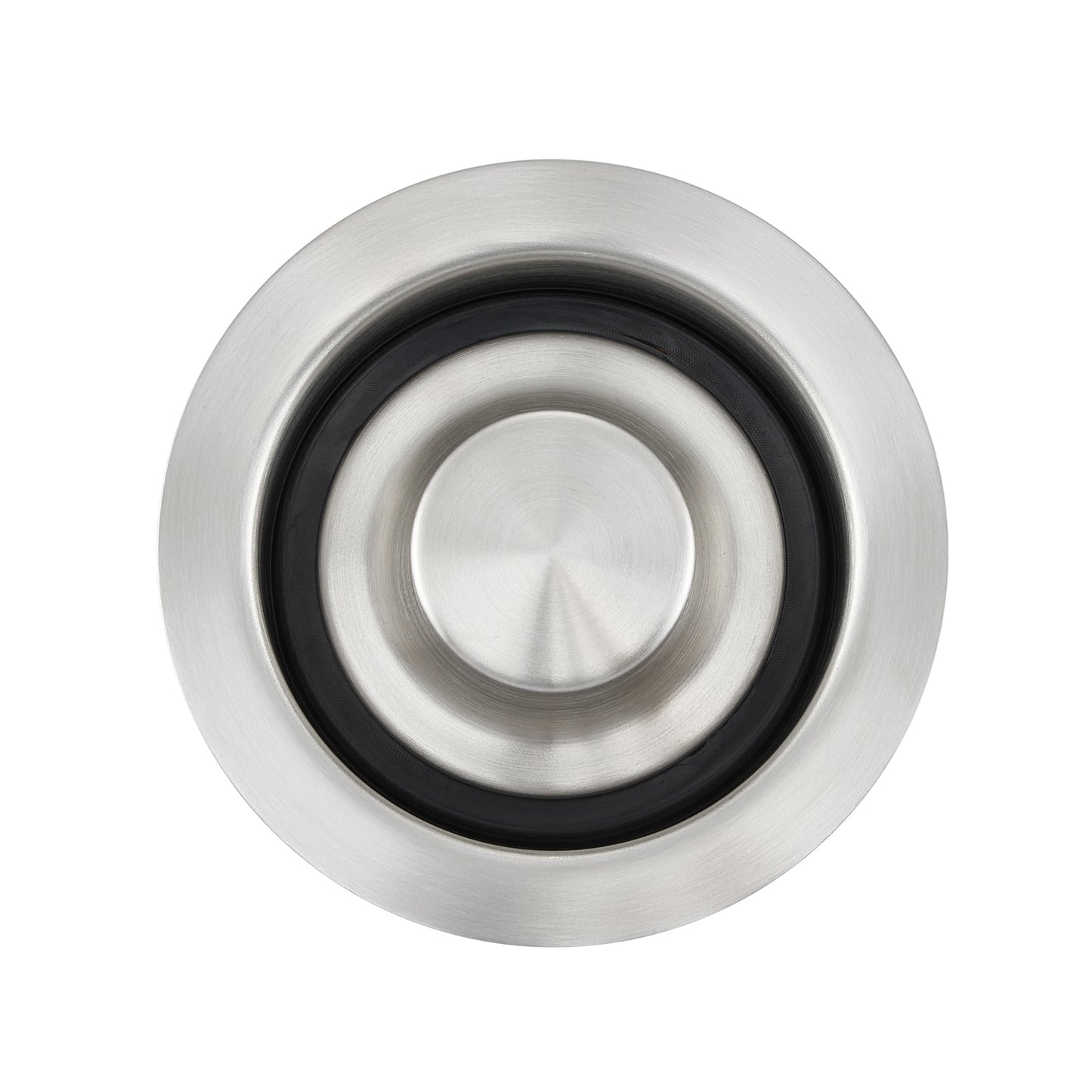 GD02-B Kitchen Sink Garbage Disposal Flange and Stopper in Brushed Stainless Steel