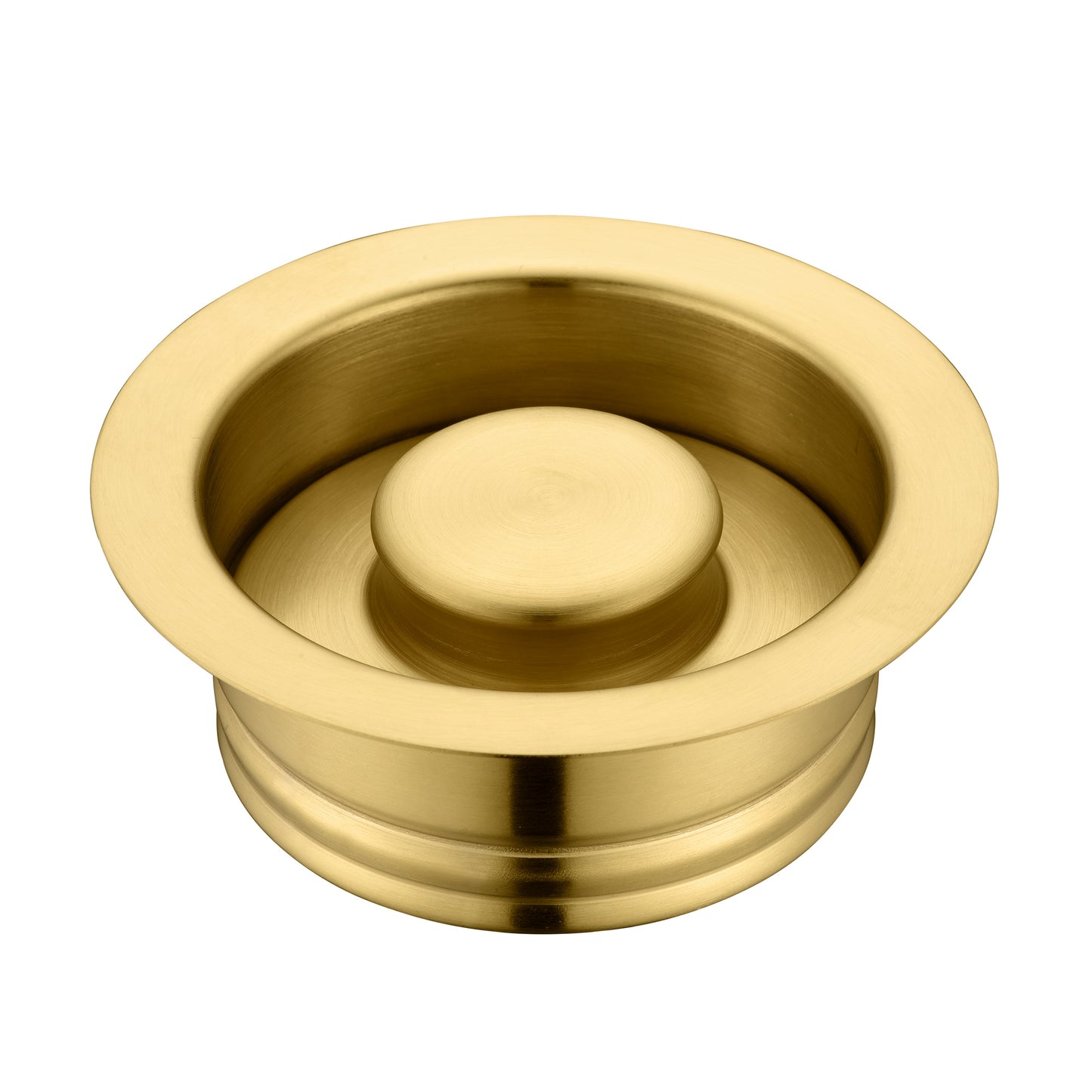 GD01-G Kitchen Sink Garbage Disposal Flange and Stopper in Brushed Gold