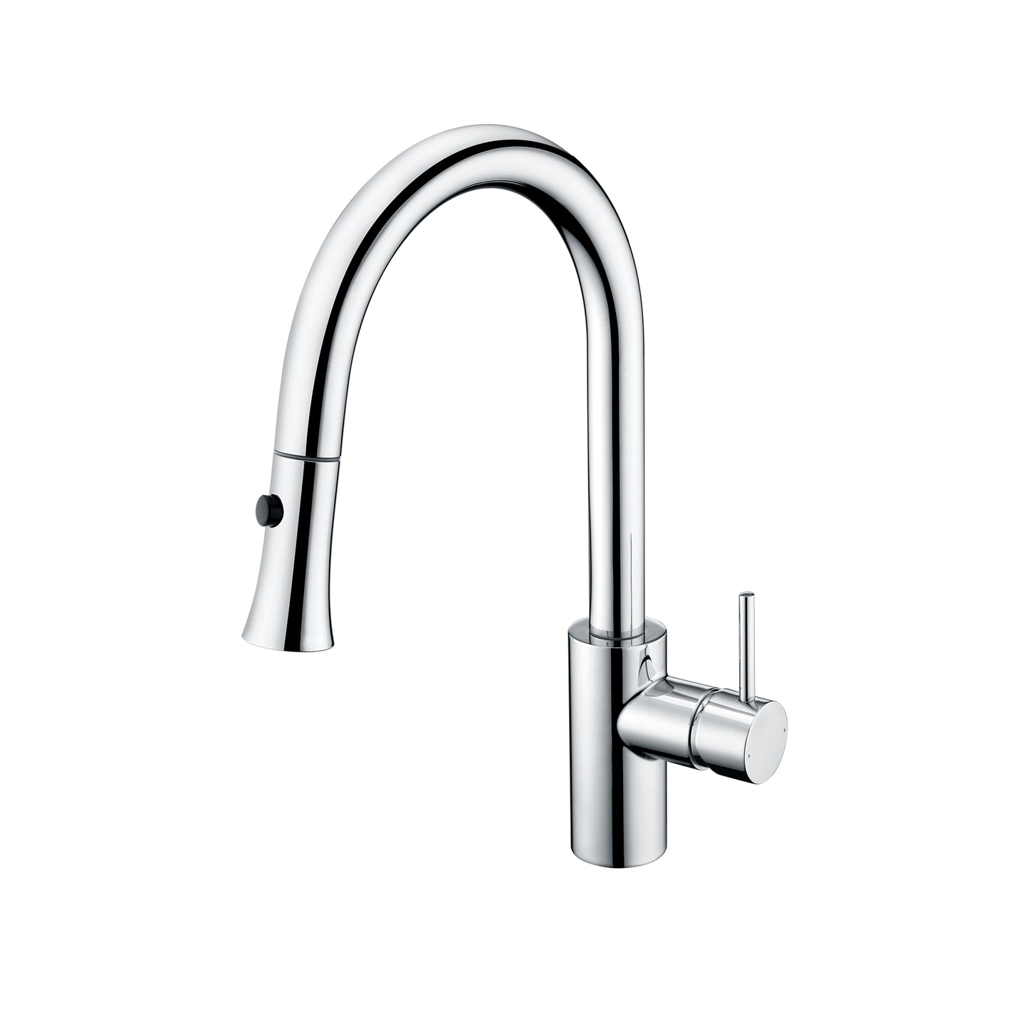 KTS11-TC Single-Handle Pull-Down Sprayer Kitchen Faucet with 2-Function Sprayhead 298 in Chrome