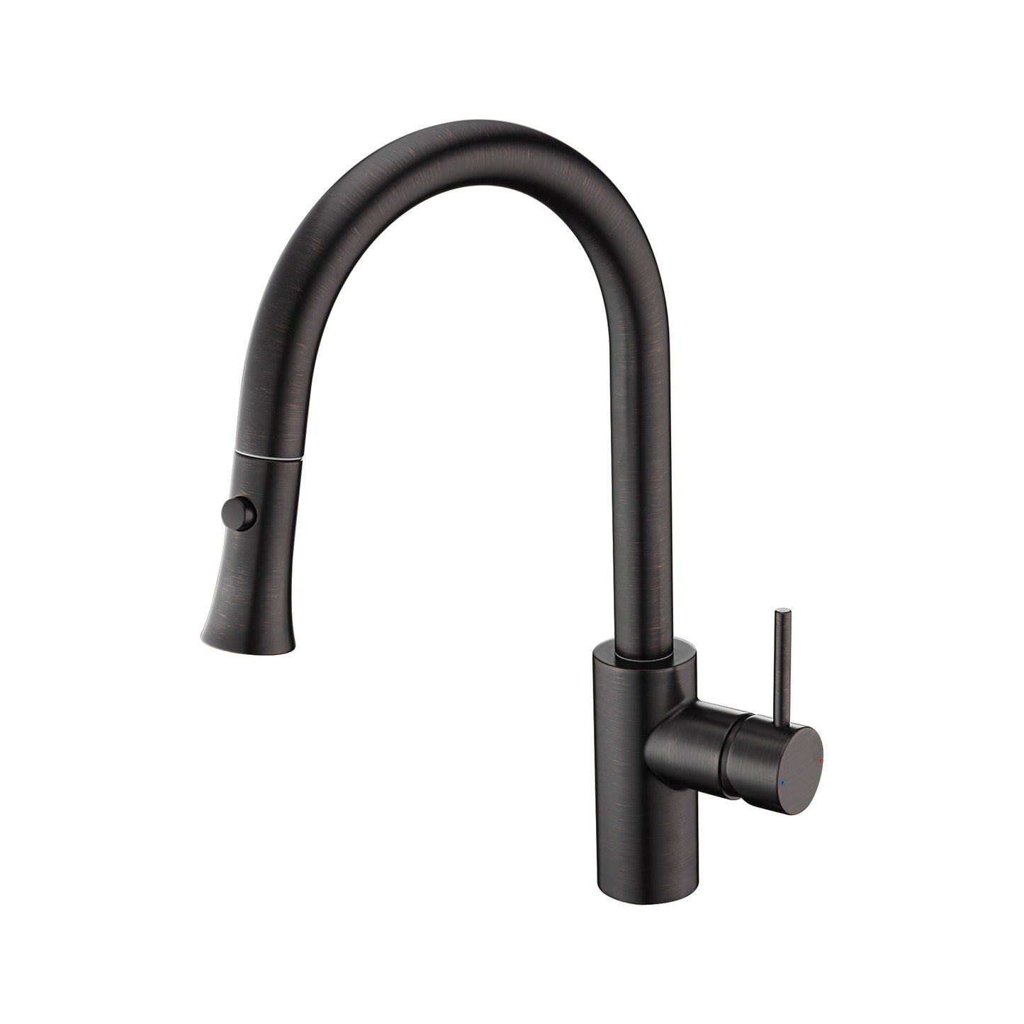 KTS11-TO Single-Handle Pull-Down Sprayer Kitchen Faucet with 2-Function Sprayhead 298 in Oil Rubbed Bronze