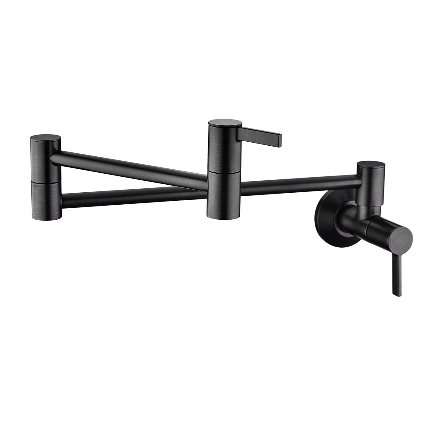 KTS17-TO Contemporary 2-Handle Wall-Mounted Pot Filler in Oil Rubbed Bronze