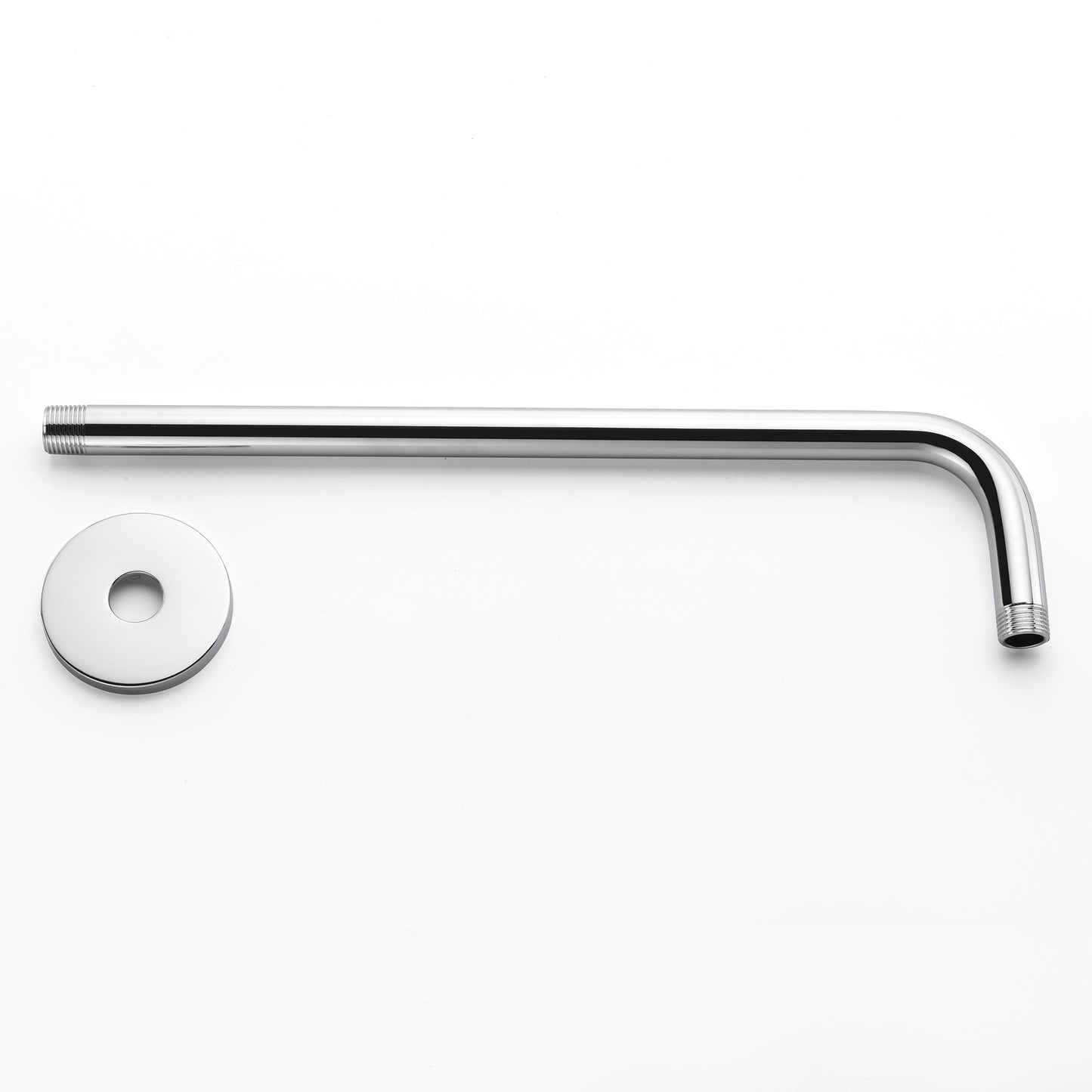 RA02-C 15 in. Shower Arm and Flange, Chrome