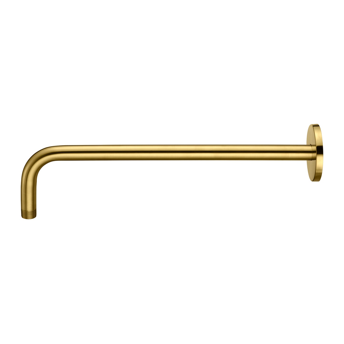 RA02-G 15 in. Shower Arm and Flange, Brushed Gold