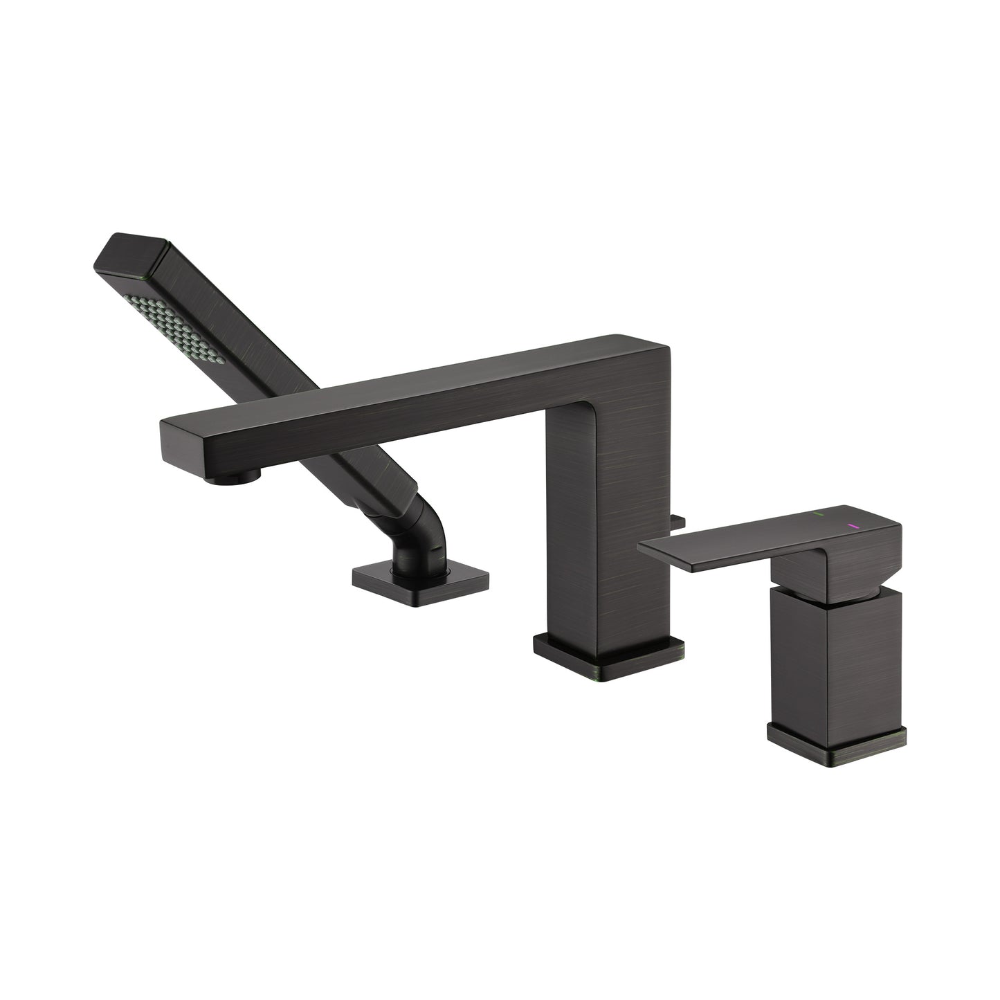 RTF17-TO Single-Handle Deck-Mount Roman Tub Faucet with Hand Shower in Oil Rubbed Bronze