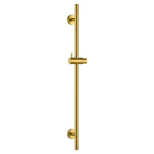 SB01-30-G 30 in. Adjustable Slide Bar for Handheld Showerheads in Brushed Gold