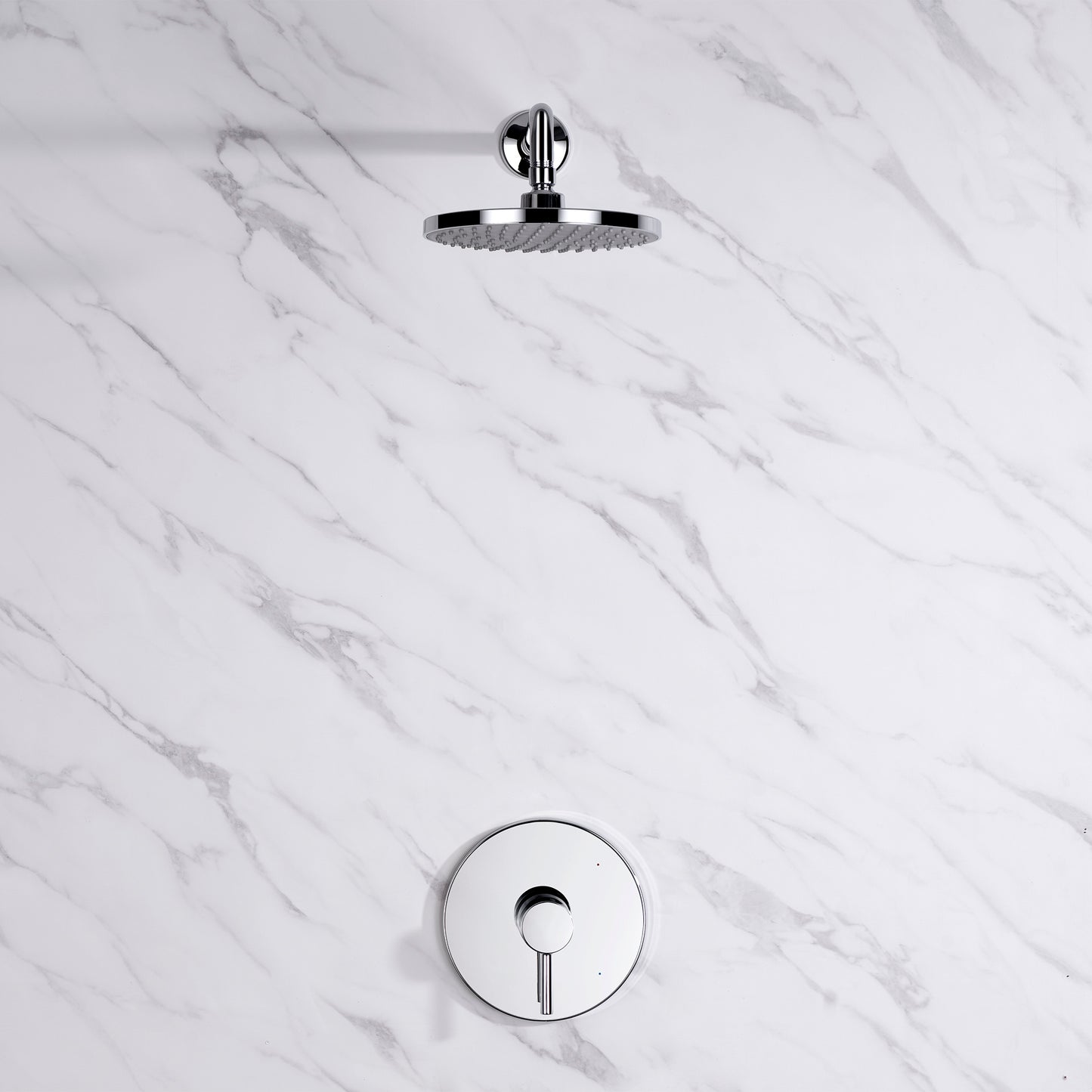 SS-B01-TC Single-Handle 1-Spray Shower Faucet with Valve in Chrome (Valve Included)