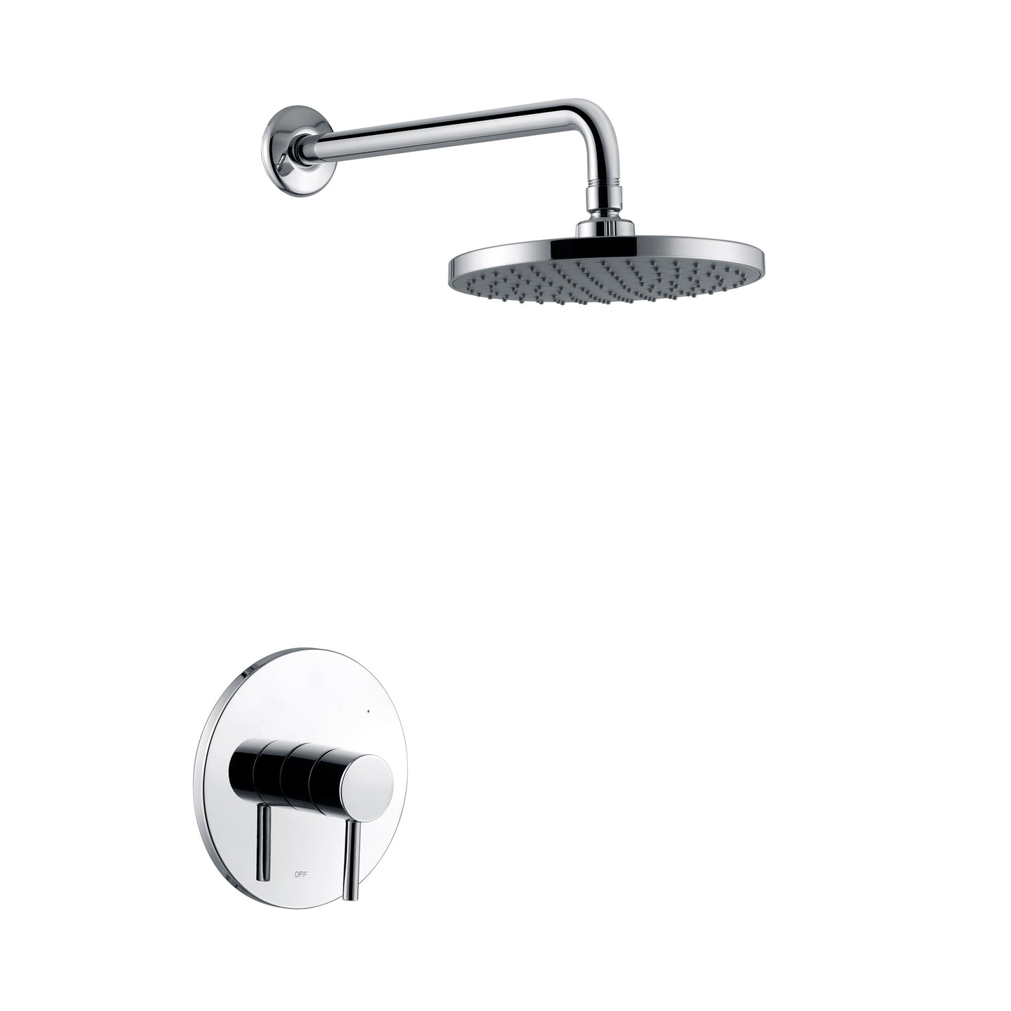 SS-B01-TC Single-Handle 1-Spray Shower Faucet with Valve in Chrome (Valve Included)
