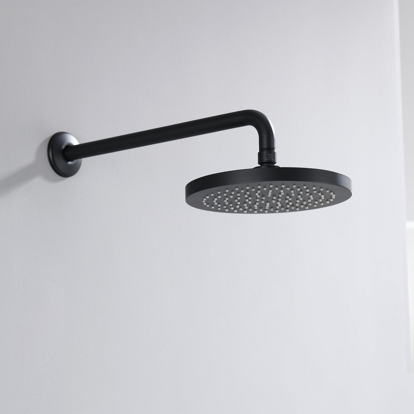 SS-B02-TM Single Handle 1-Spray Shower Faucet 1.8 GPM with Pressure Balance, Anti Scald in Matte Black (Valve Included)