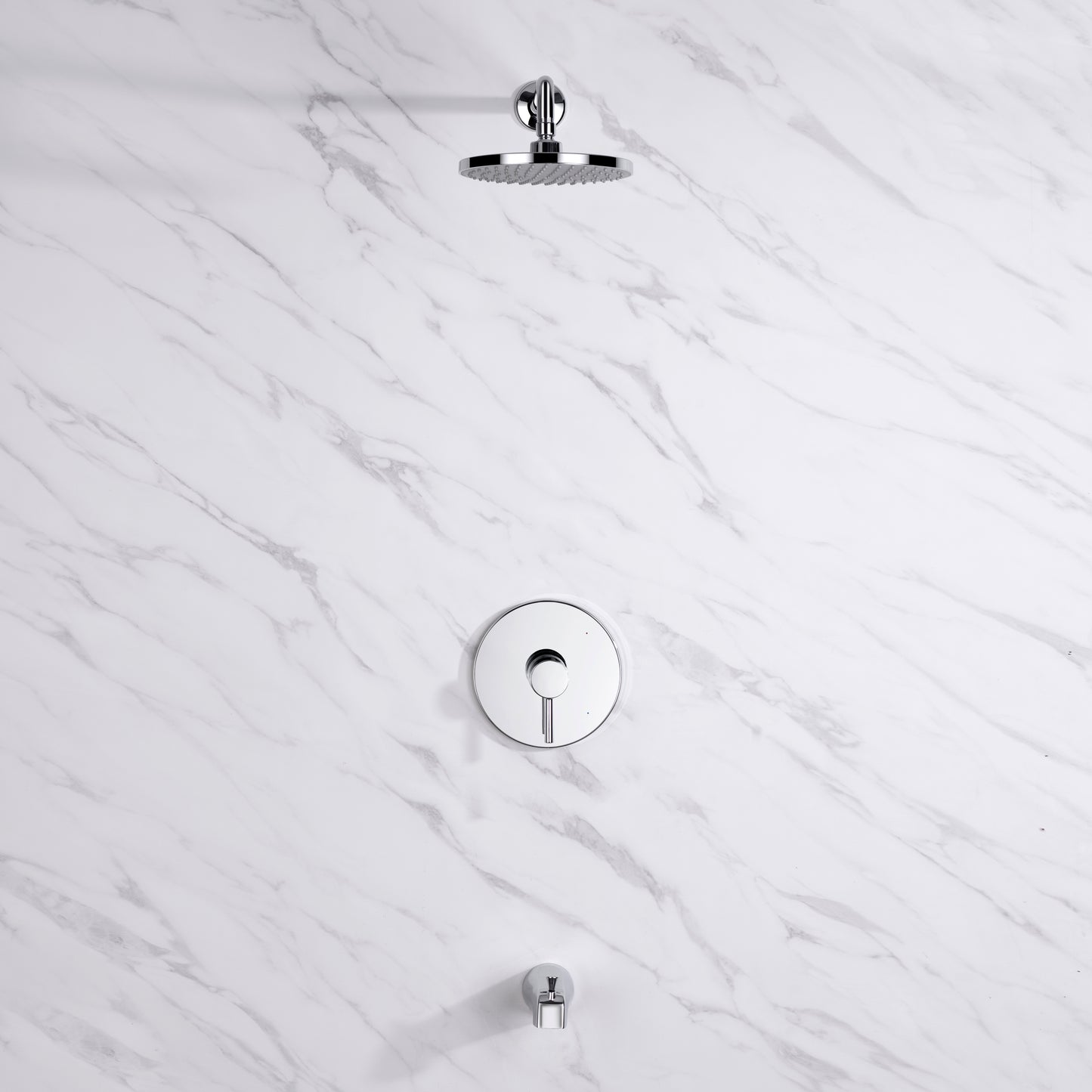 SS-C01-TC Single-Handle 1-Spray Bathtub and Shower Faucet with Valve in Chrome (Valve Included)