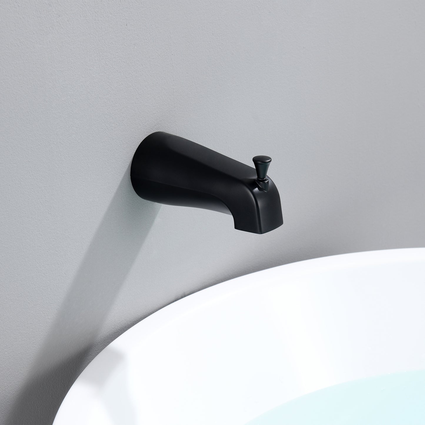 SS-C02-TM Single-Handle 1-Spray Tub and Shower Faucet 1.8 GPM with Valve in Matte Black (Valve Included)
