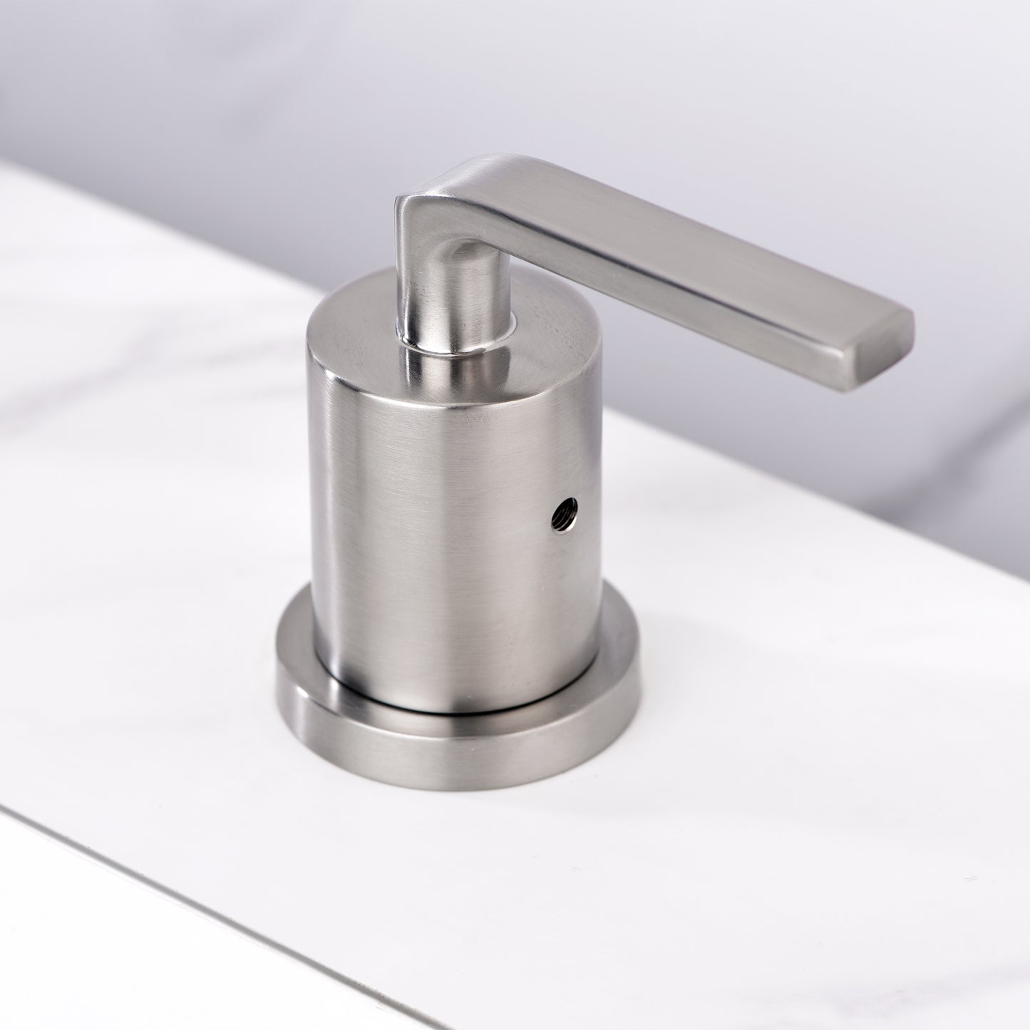 WSP03-TB Contemporary 8 in. Widespread 2-Handle Bathroom Faucet with Pop-Up Drain in Brushed Nickel