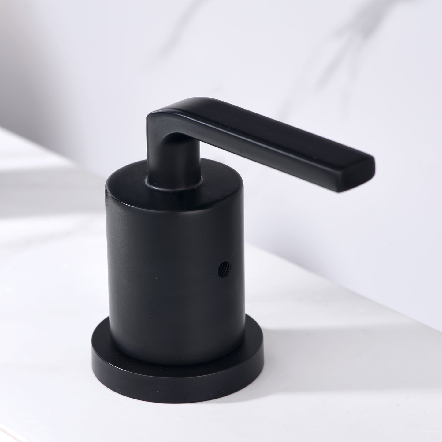 WSP03-TM Contemporary 8 in. Widespread 2-Handle Bathroom Faucet with Pop-Up Drain in Matte Black