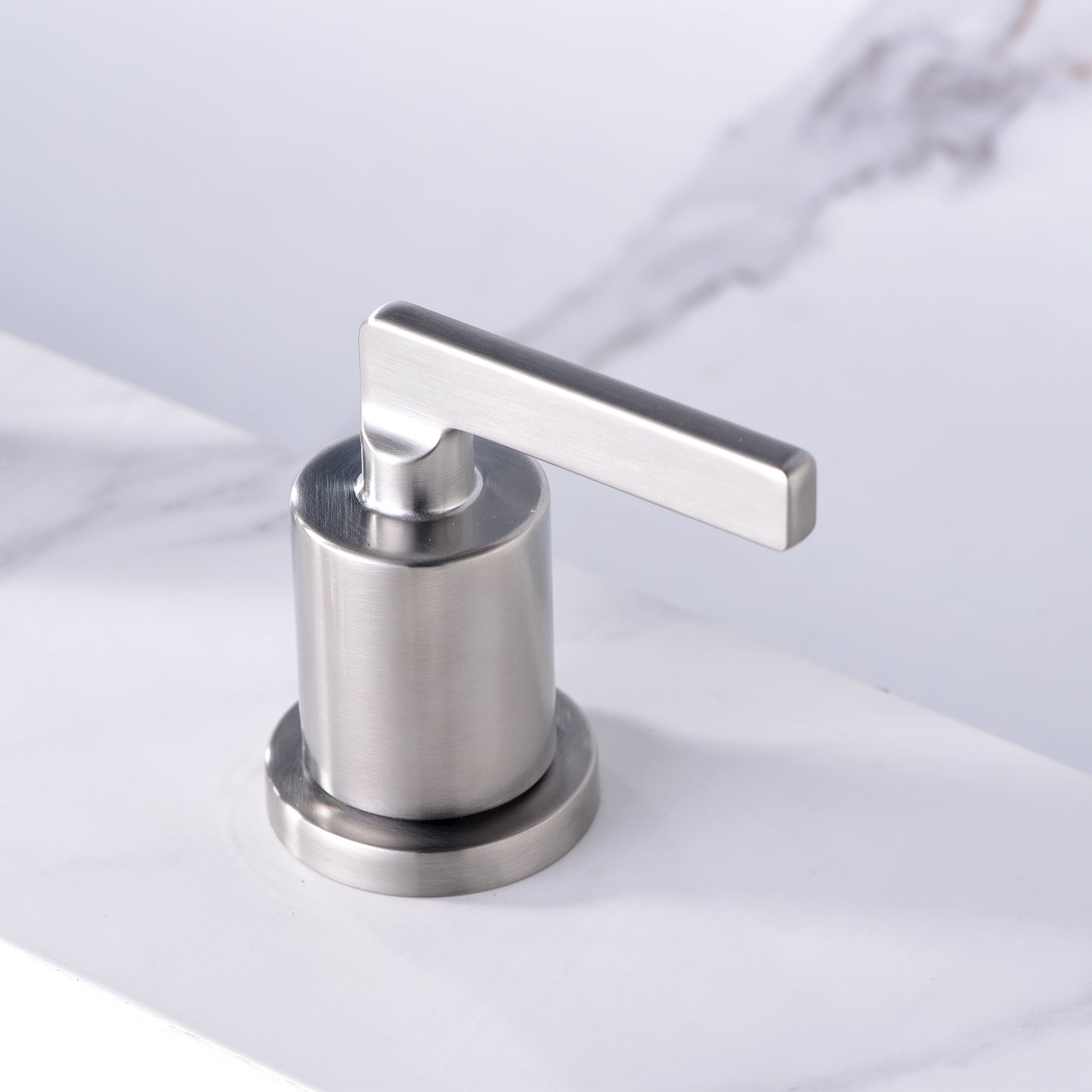 WSP04-TB Contemporary 8 in. Widespread 2-Handle Bathroom Faucet in Brushed Nickel