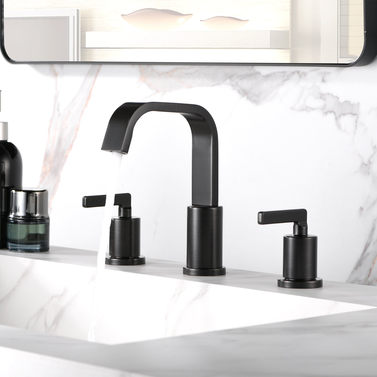 WSP04-TO Contemporary 8 in. Widespread 2-Handle Bathroom Faucet in Oil Rubbed Bronze