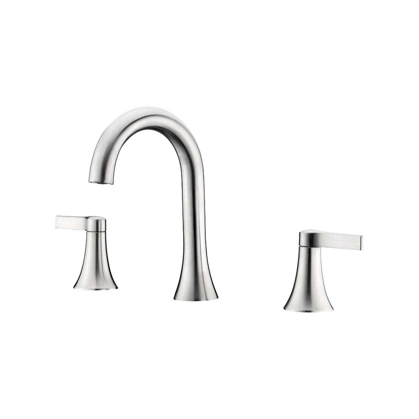 WSP11-TB Contemporary 8 in. Widespread 2-Handle Bathroom Faucet in Brushed Nickel