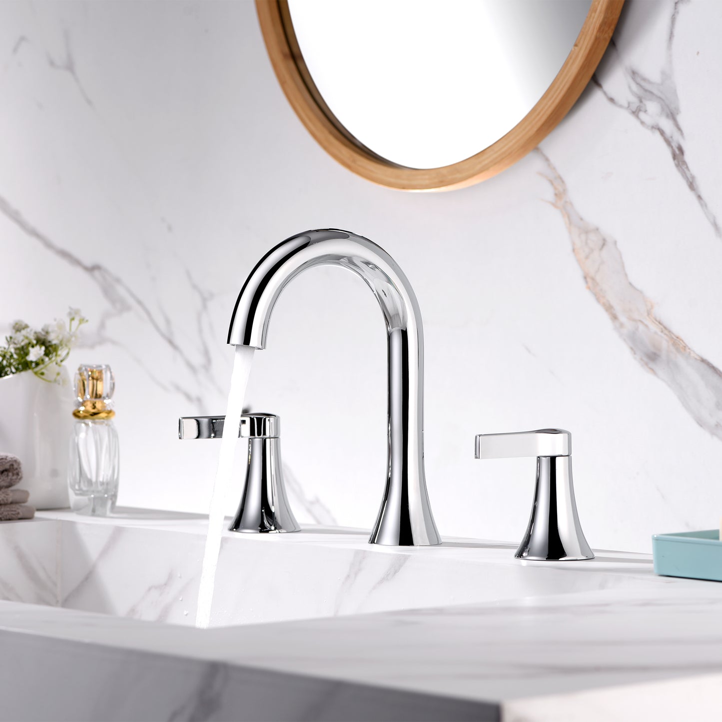 WSP11-TC Contemporary 8 in. Widespread 2-Handle Bathroom Faucet in Chrome