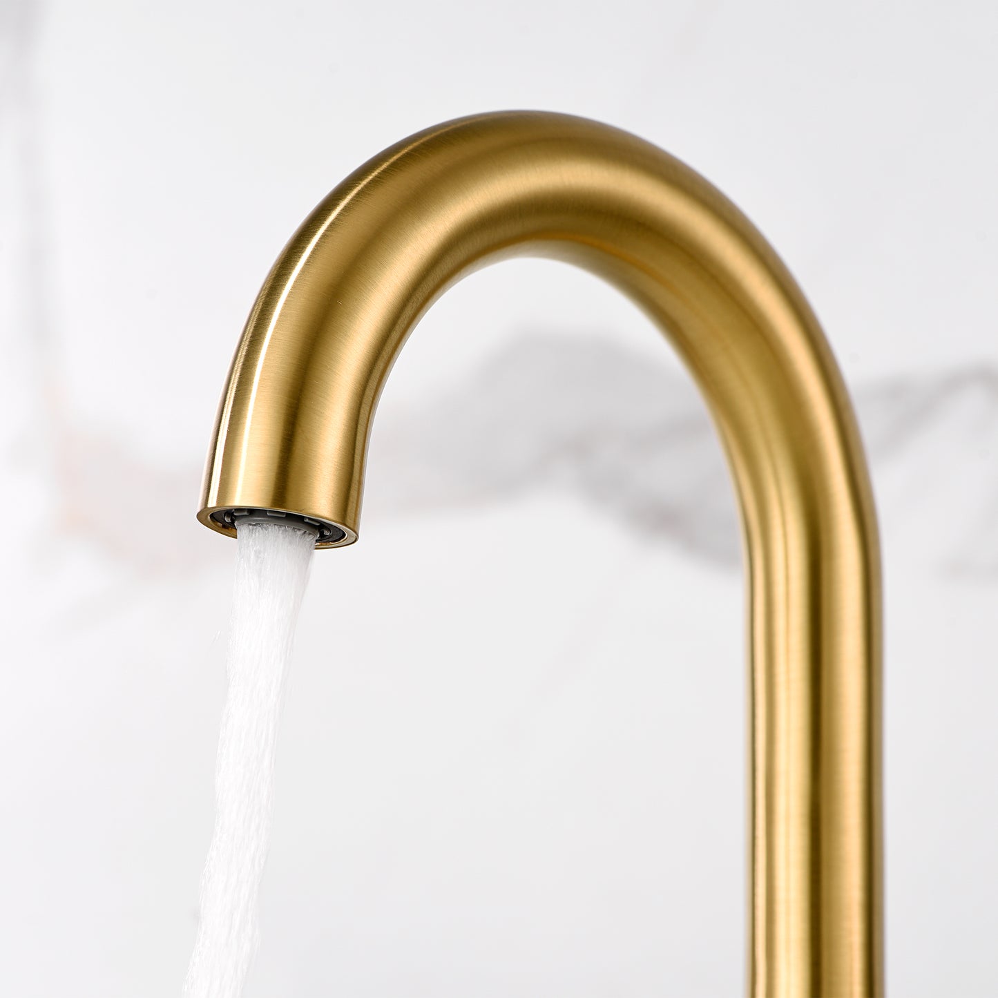 WSP11-TG Contemporary 8 in. Widespread 2-Handle Bathroom Faucet in Brushed Gold