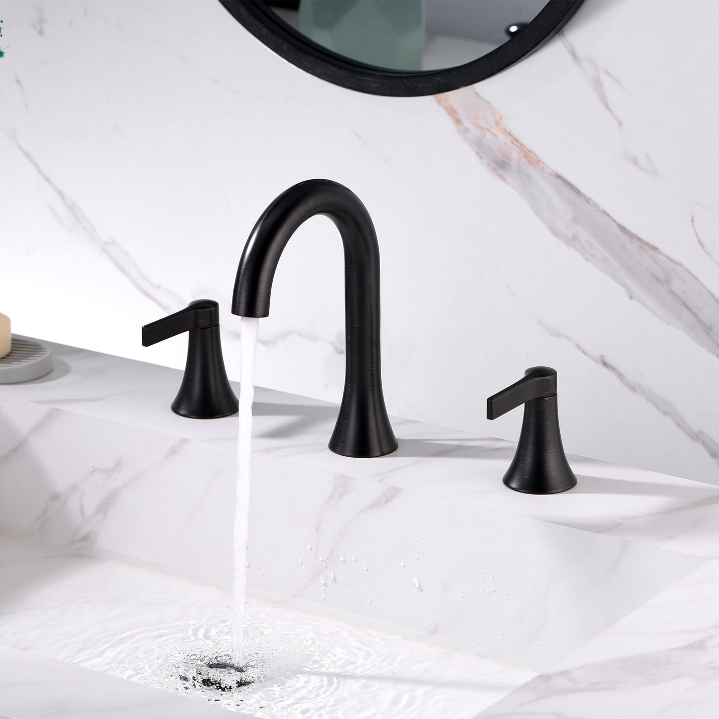 WSP11-TO Contemporary 8 in. Widespread 2-Handle Bathroom Faucet in Oil Rubbed Bronze
