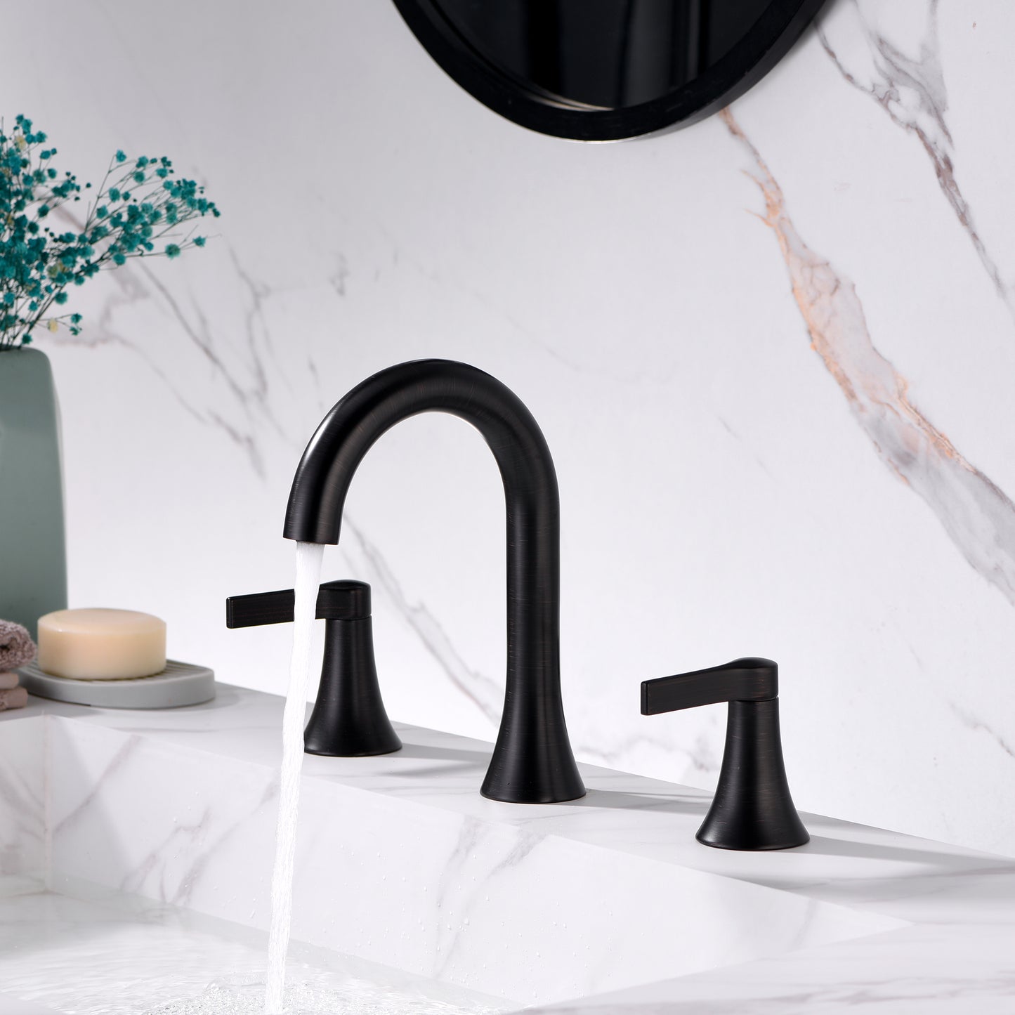 WSP11-TO Contemporary 8 in. Widespread 2-Handle Bathroom Faucet in Oil Rubbed Bronze