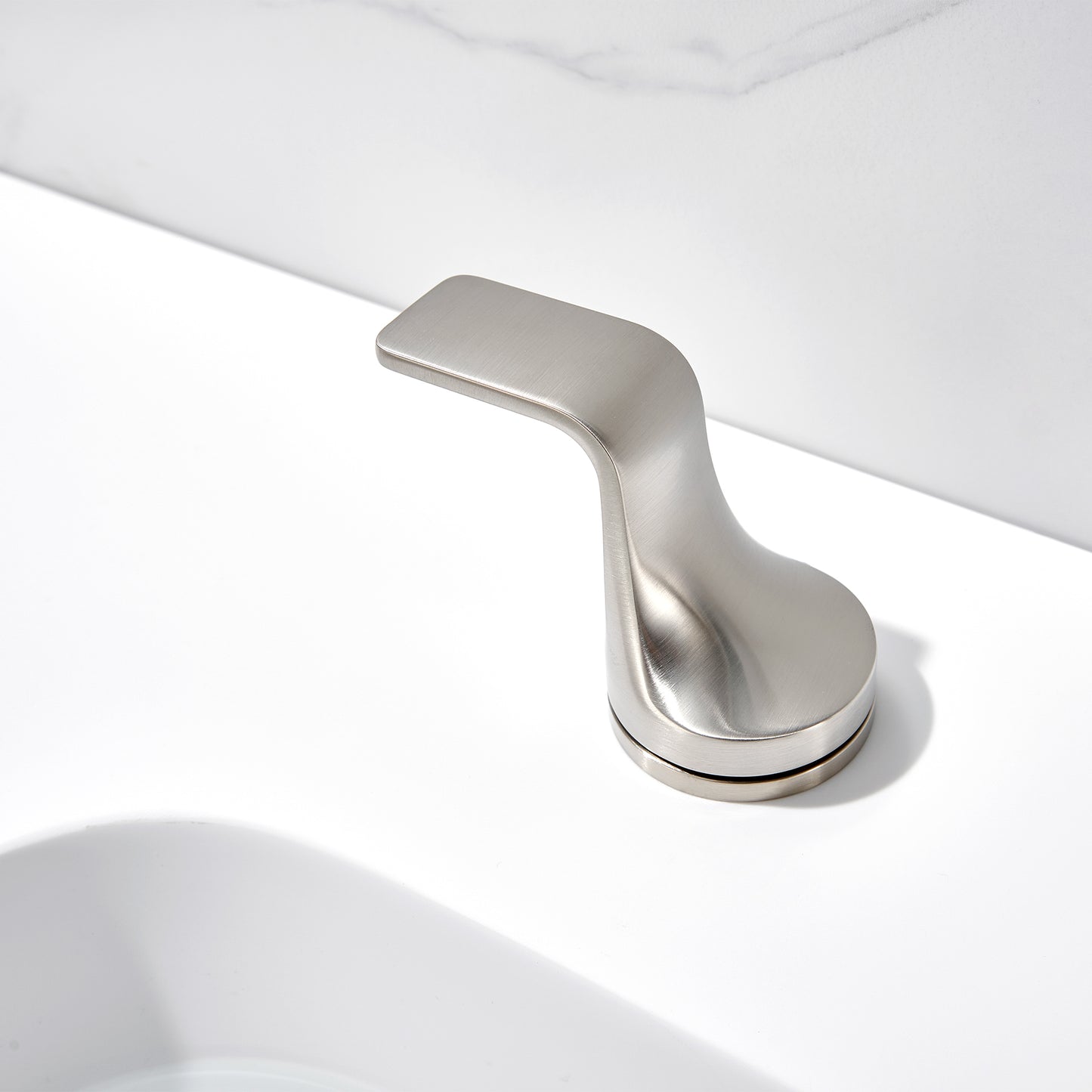 Varen WSP15-TB 8 in. Widespread 2-Handle Bathroom Faucet in Brushed Nickel