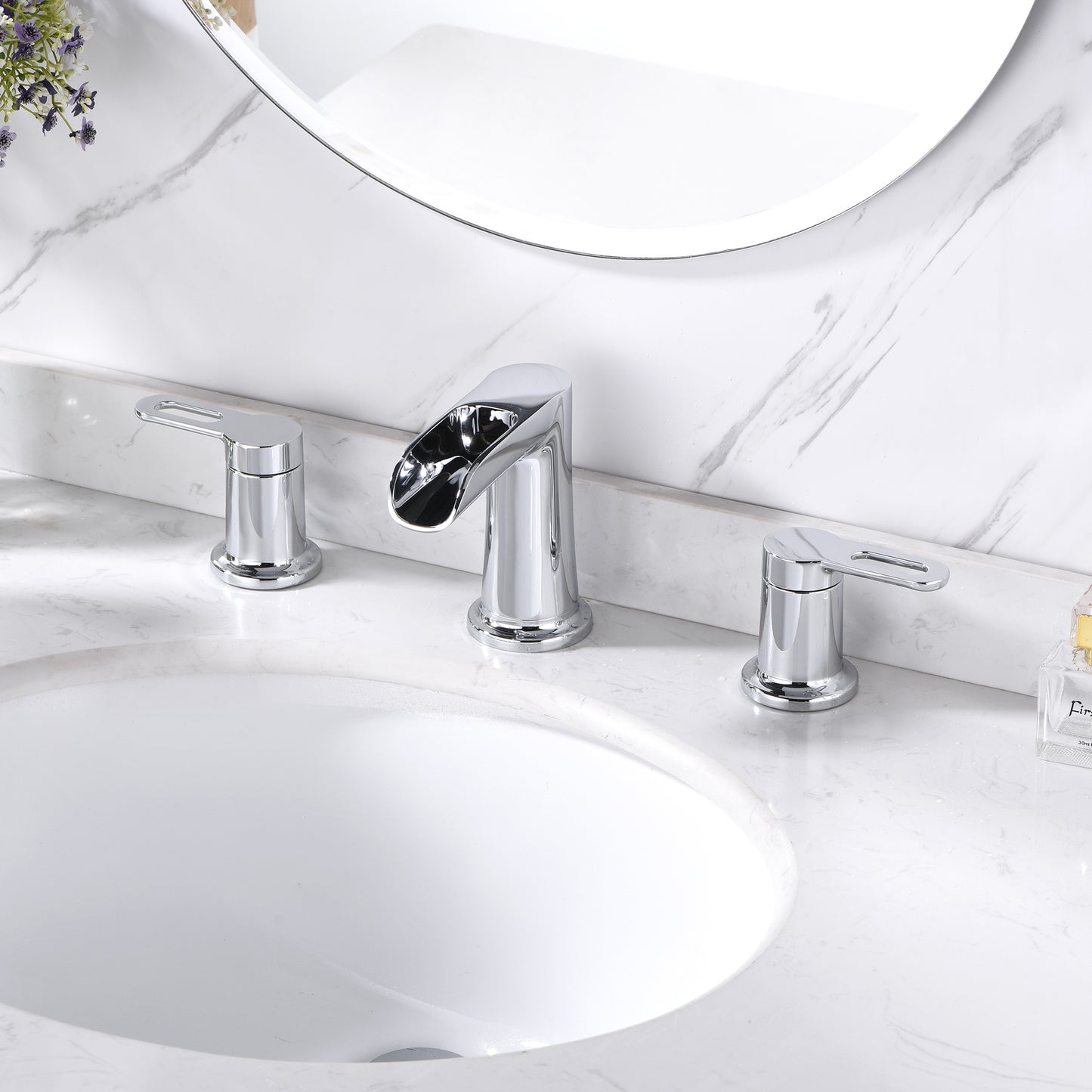 Waterfall WSP16-TC 8 in. Widespread 2-Handle Bathroom Faucet in Chrome