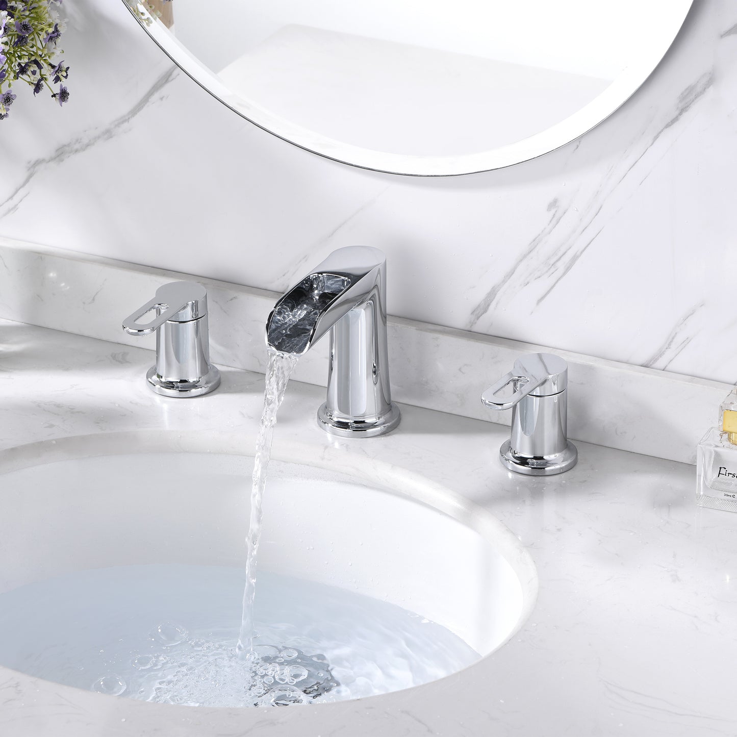 Waterfall WSP16-TC 8 in. Widespread 2-Handle Bathroom Faucet in Chrome