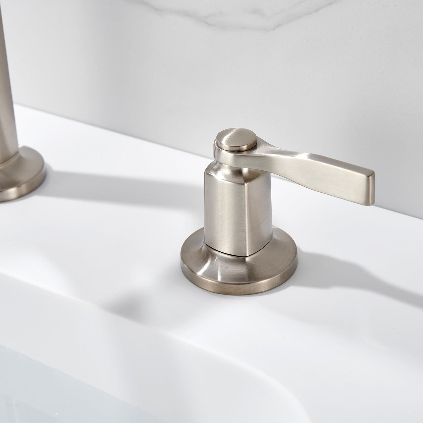 Larko WSP18-TB 8 in. Widespread 2-Handle Bathroom Faucet in Brushed Nickel