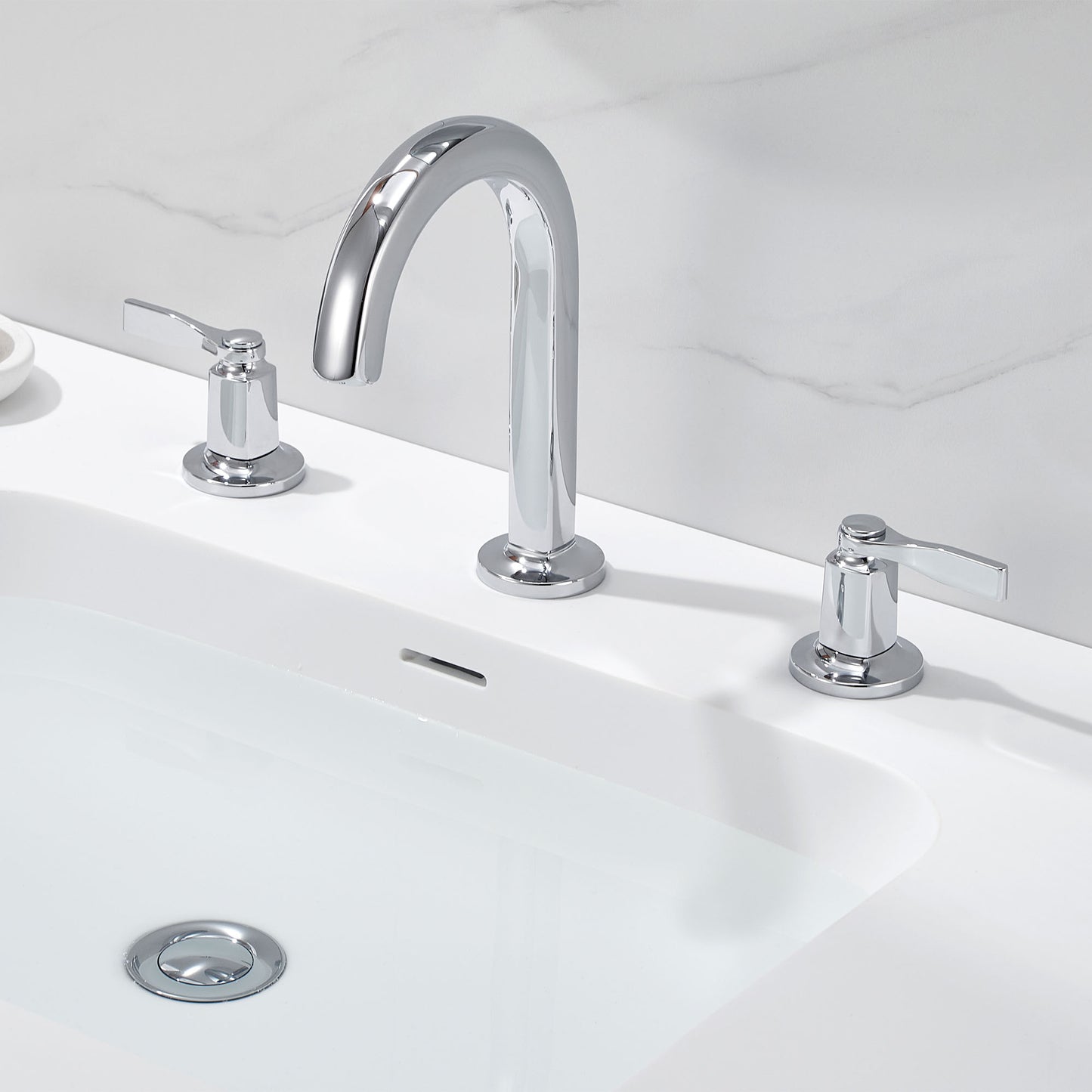 Larko WSP18-TC 8 in. Widespread 2-Handle Bathroom Faucet in Chrome
