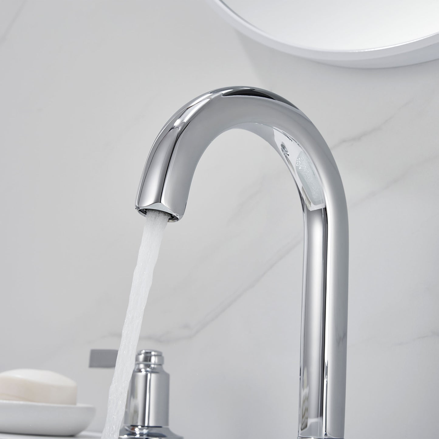 Larko WSP18-TC 8 in. Widespread 2-Handle Bathroom Faucet in Chrome
