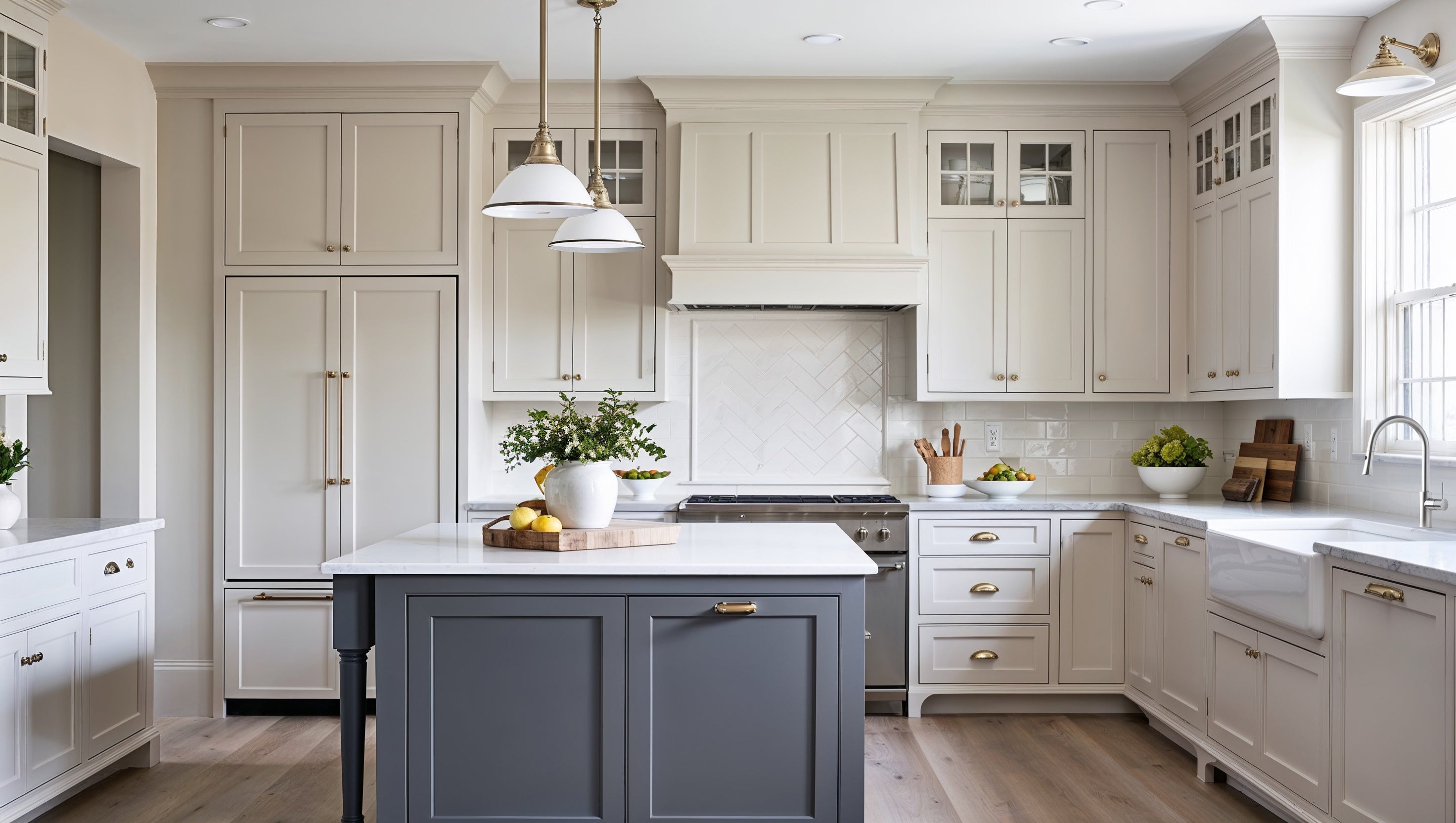 Embracing Elegance: The Transitional Style Kitchen – Luxier