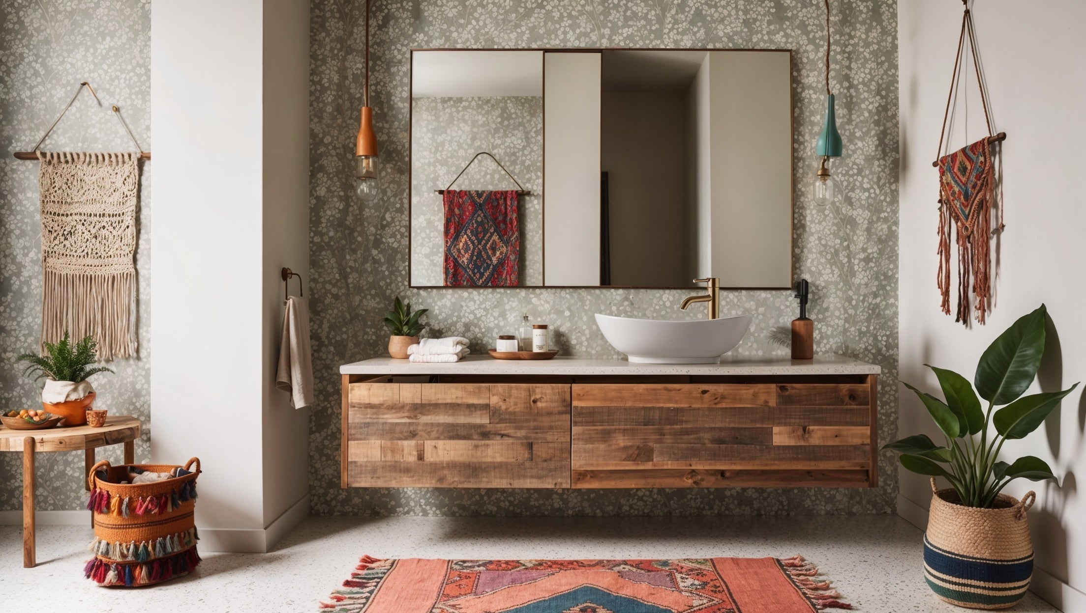 Bohemian Bathroom Bliss: Light vs. Dark Edition – Luxier