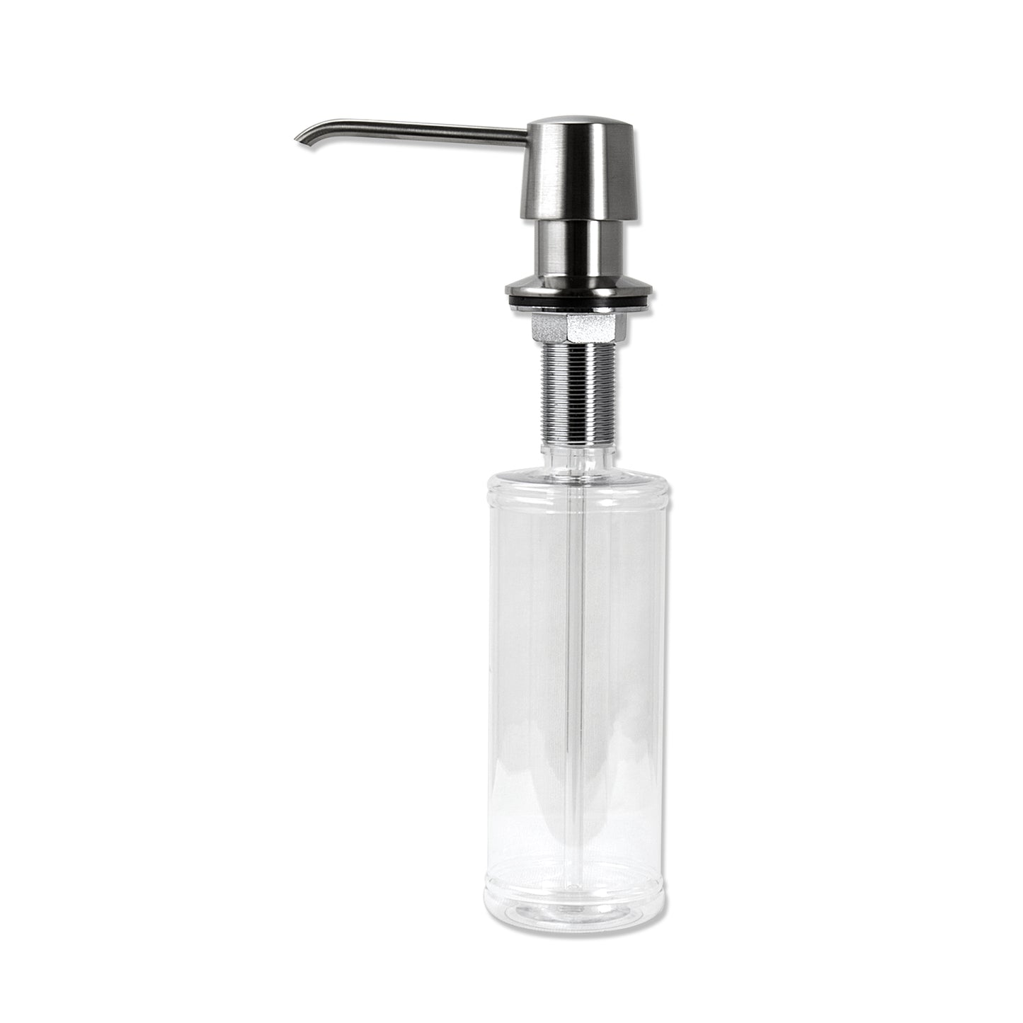 SC04-TB Countertop Deck-Mount Metal Soap and Lotion Dispenser in Brushed Nickel