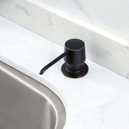 SC04-TO Countertop Deck-Mount Metal Soap and Lotion Dispenser in Oil Rubbed Bronze
