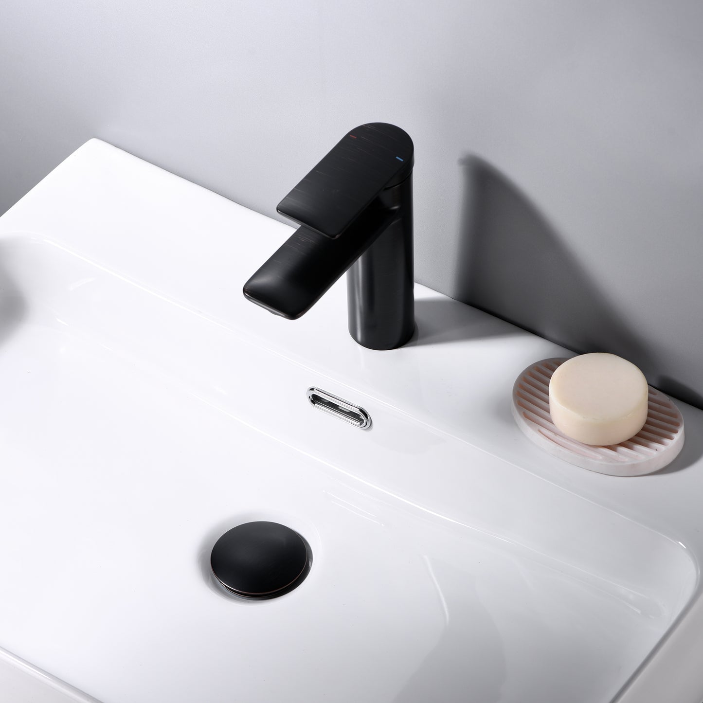 DS02-TO 1-5/8 in. Brass Bathroom and Vessel Sink Push Pop-Up Drain Stopper With Overflow in Oil Rubbed Bronze