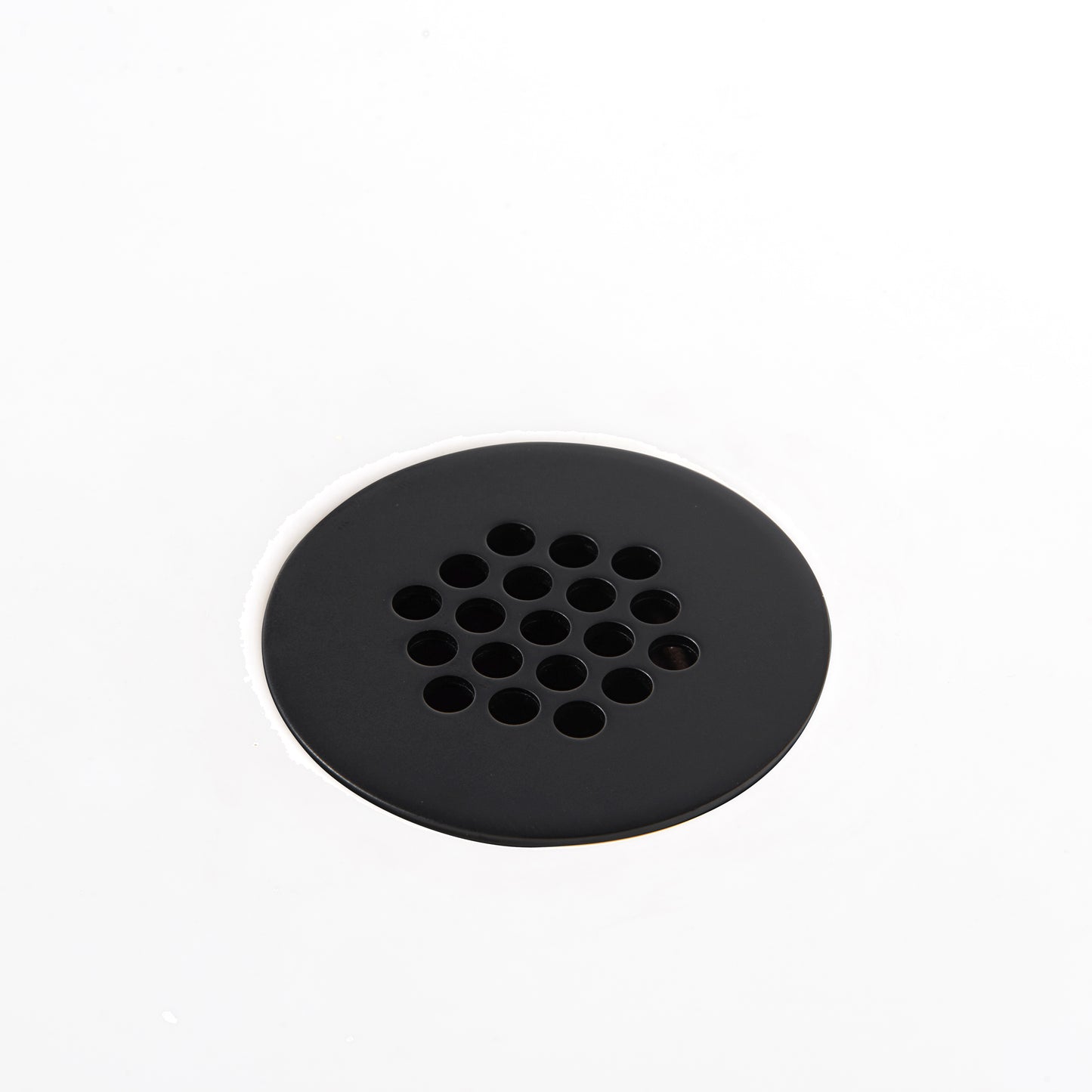 DS05-TM 1-1/2 in. Brass Bathroom and Vessel Sink Grid Drain Stopper Strainer with No Overflow in Matte Black