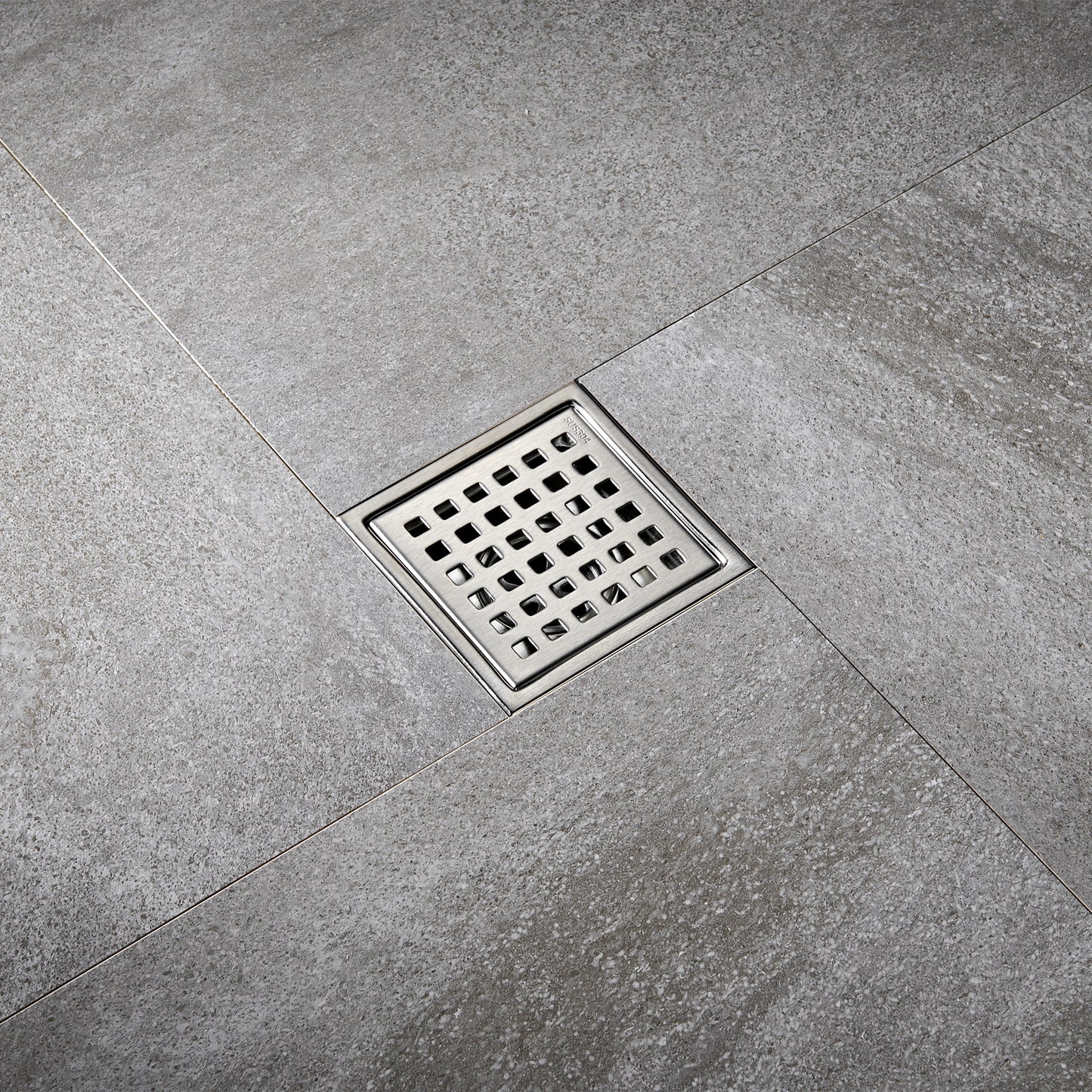 FD01-4-TB 4 in. x 4 in. Stainless Steel Square Shower Floor Drain in Stainless Steel