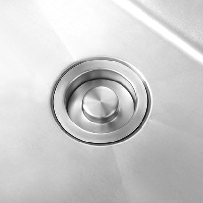 GD01-B Kitchen Sink Garbage Disposal Flange and Stopper in Brushed Stainless Steel