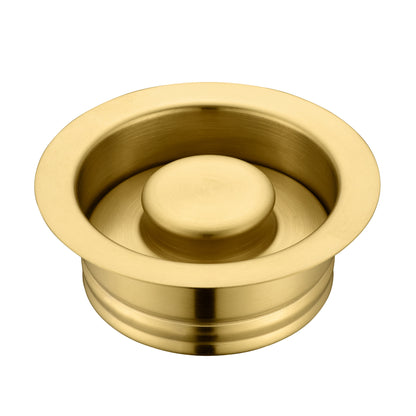 GD01-G Kitchen Sink Garbage Disposal Flange and Stopper in Brushed Gold
