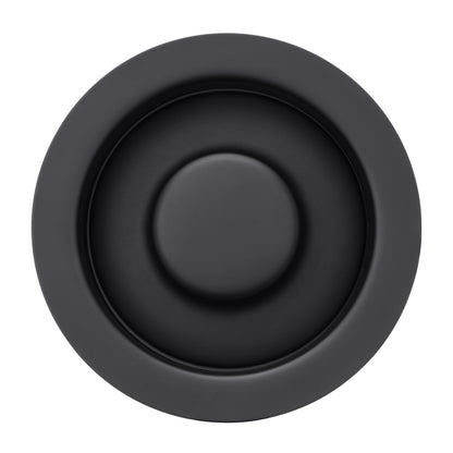 GD01-M Kitchen Sink Garbage Disposal Flange and Stopper in Matte Black