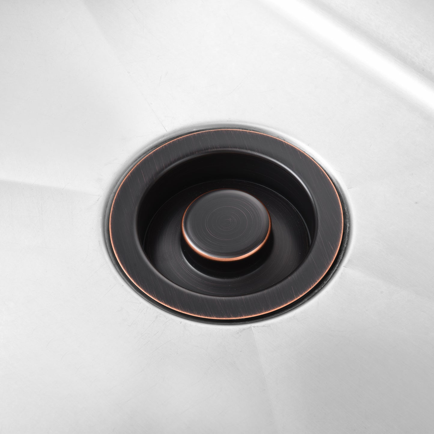 GD01-O Kitchen Sink Garbage Disposal Flange and Stopper in Oil Rubbed Bronze
