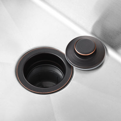 GD01-O Kitchen Sink Garbage Disposal Flange and Stopper in Oil Rubbed Bronze
