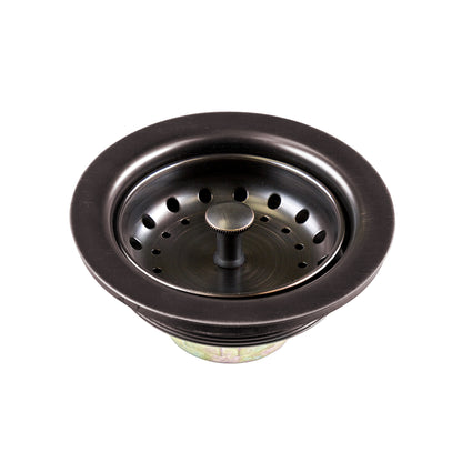KS01-O 3-1/2 in. Drop-In Kitchen or Bar Sink Basket Strainer in Oil Rubbed Bronze
