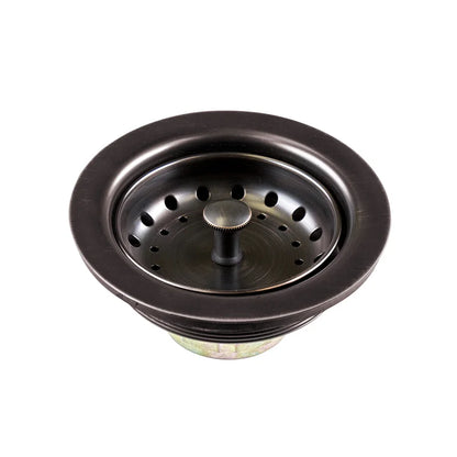 KS03-O 3-1/2 in. Drop-In Kitchen or Bar Sink Basket Strainer in Oil Rubbed Bronze