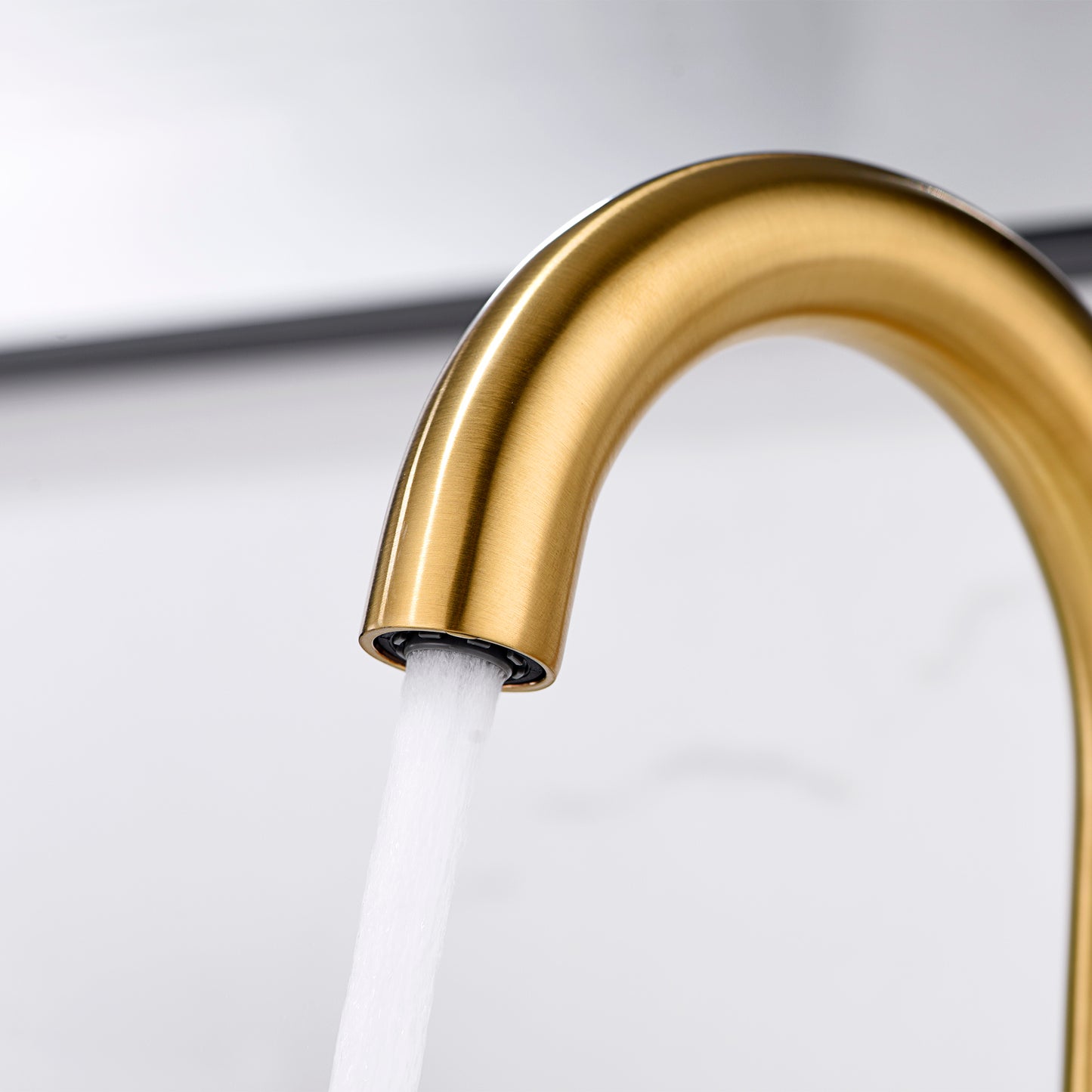MSC11-TG 4 in. Centerset 2-Handle Bathroom Faucet in Brushed Gold