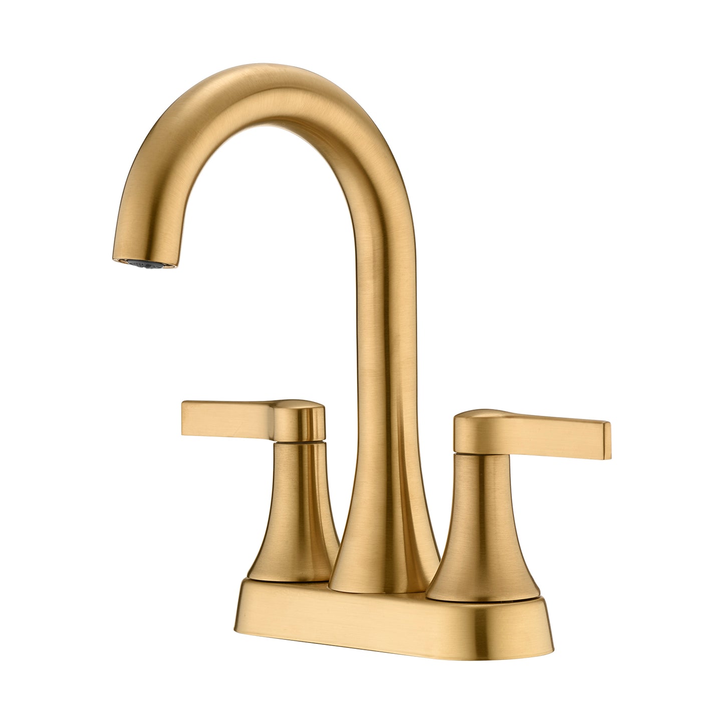 MSC11-TG 4 in. Centerset 2-Handle Bathroom Faucet in Brushed Gold